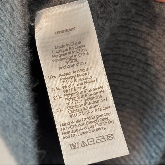 Madewell Belmont Mockneck Sweater Gray - Picture 5 of 6